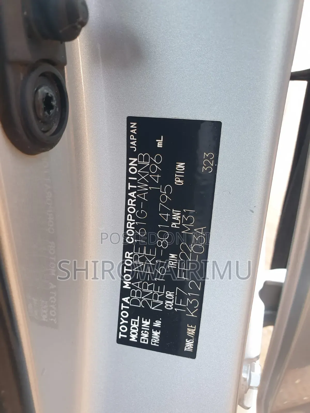 Toyota Corolla Fielder 2016 Silver