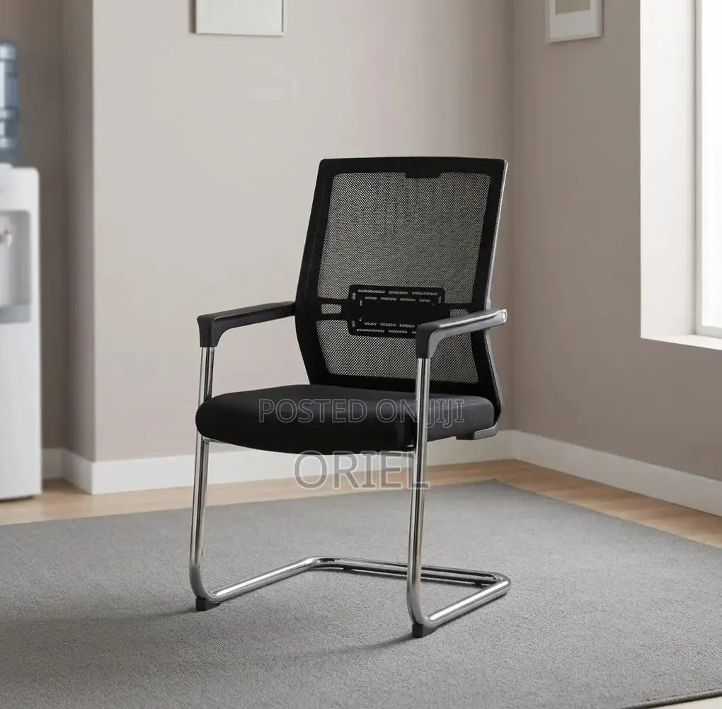Office Chair : Mesh-Back Waiting Office Chai