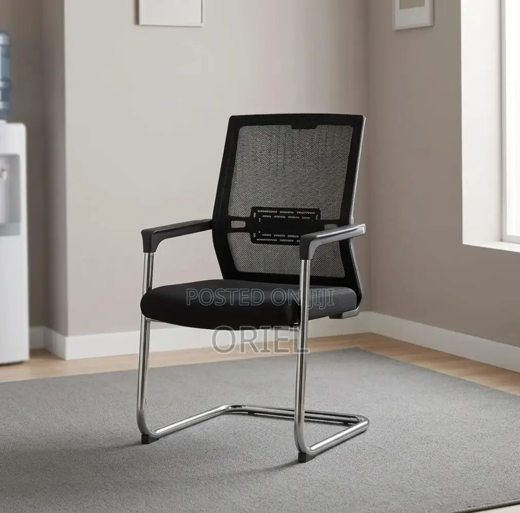 Office Chair : Mesh-Back Waiting Office Chai