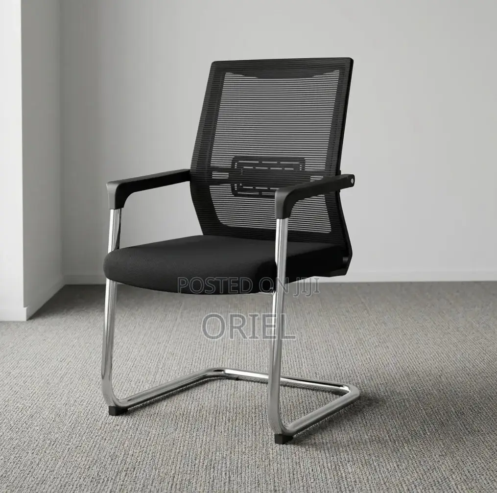 Office Chair : Mesh-Back Waiting Office Chai