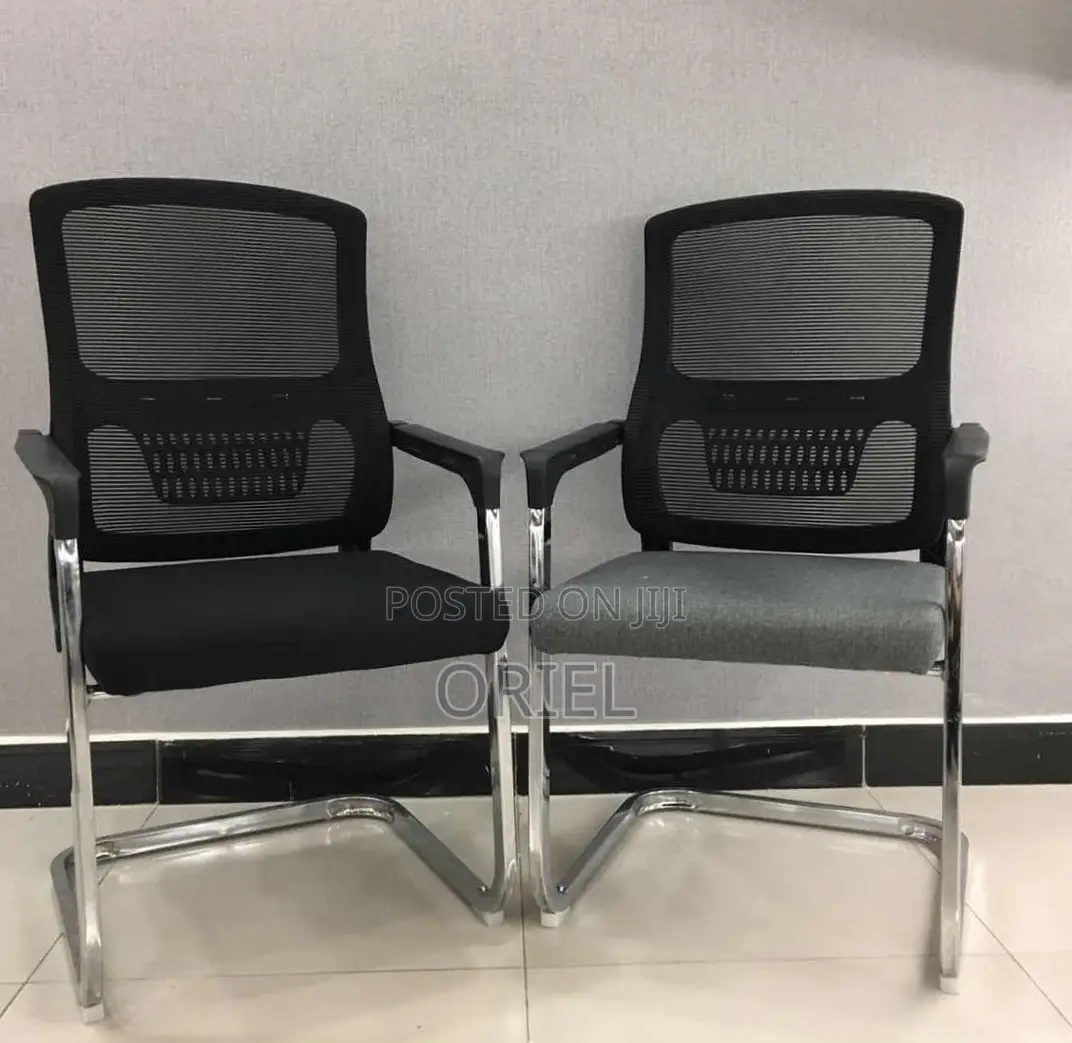 Office Chair : Mesh-Back Waiting Office Chai