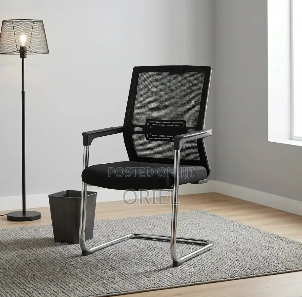 Office Chair : Mesh-Back Waiting Office Chai