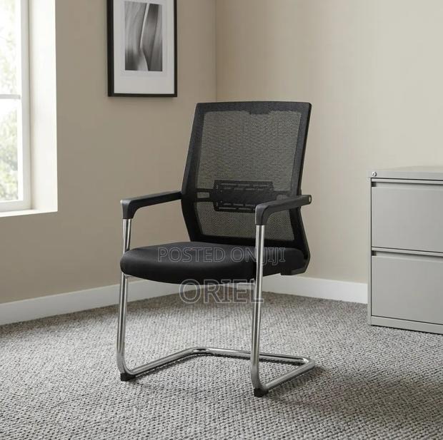Office Chair : Mesh-Back Waiting Office Chai - thumbnail 12