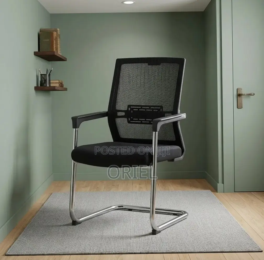 Office Chair : Mesh-Back Waiting Office Chai