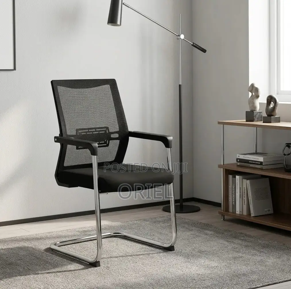 Office Chair : Mesh-Back Waiting Office Chai