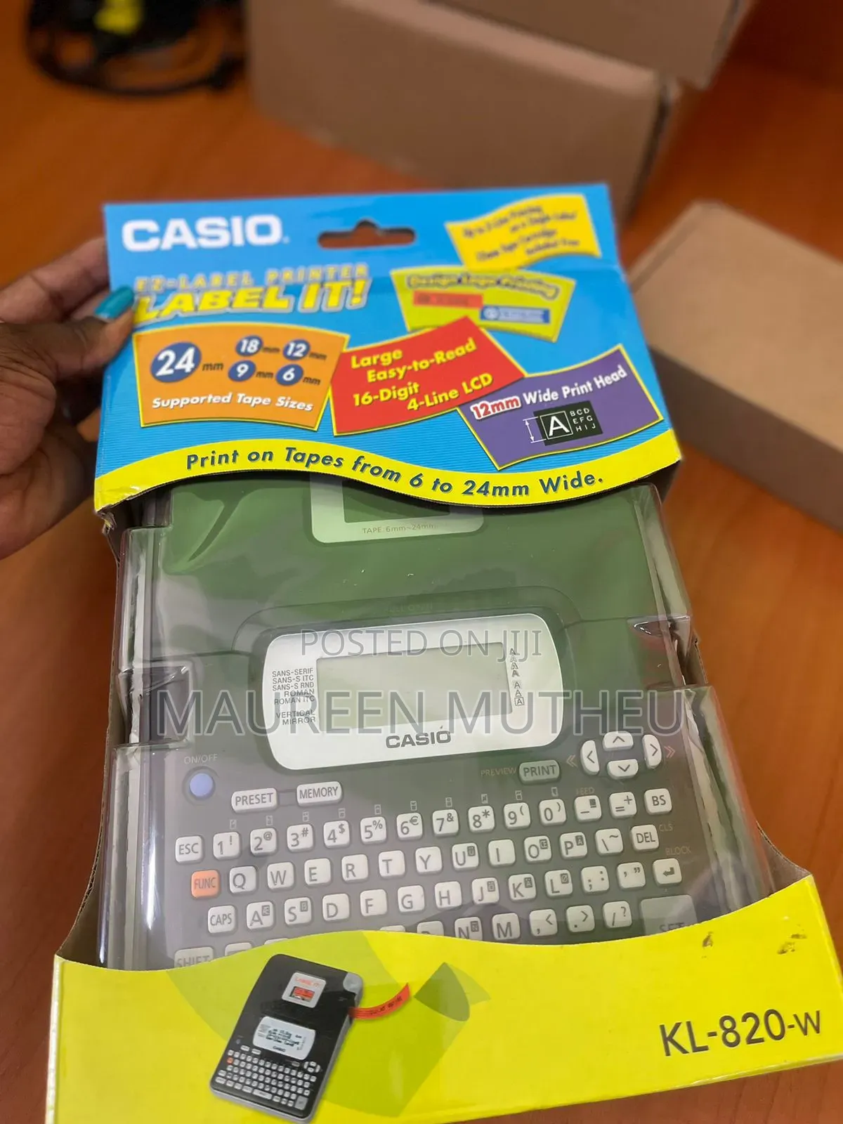 Casio KL 820-W (12mm)label Printer