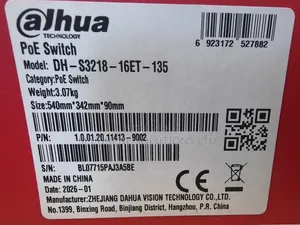 Desktop Switch Dahua 18-Port Unmanaged 16-Port PoE Switch