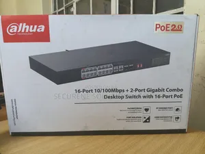 Desktop Switch Dahua 18-Port Unmanaged 16-Port PoE Switch
