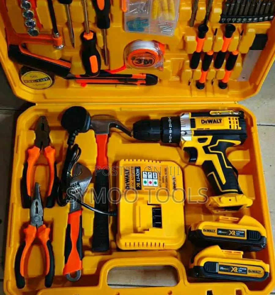 Dewalt Cordless Power Drill and Handtool Set