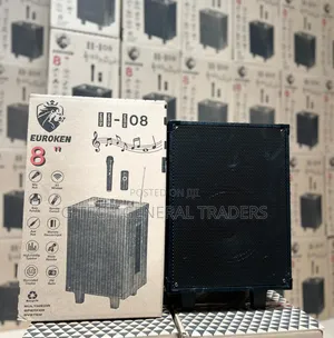 Euroken S-08 Rechargable Trolly 8" Speaker(1 Year Warranty)