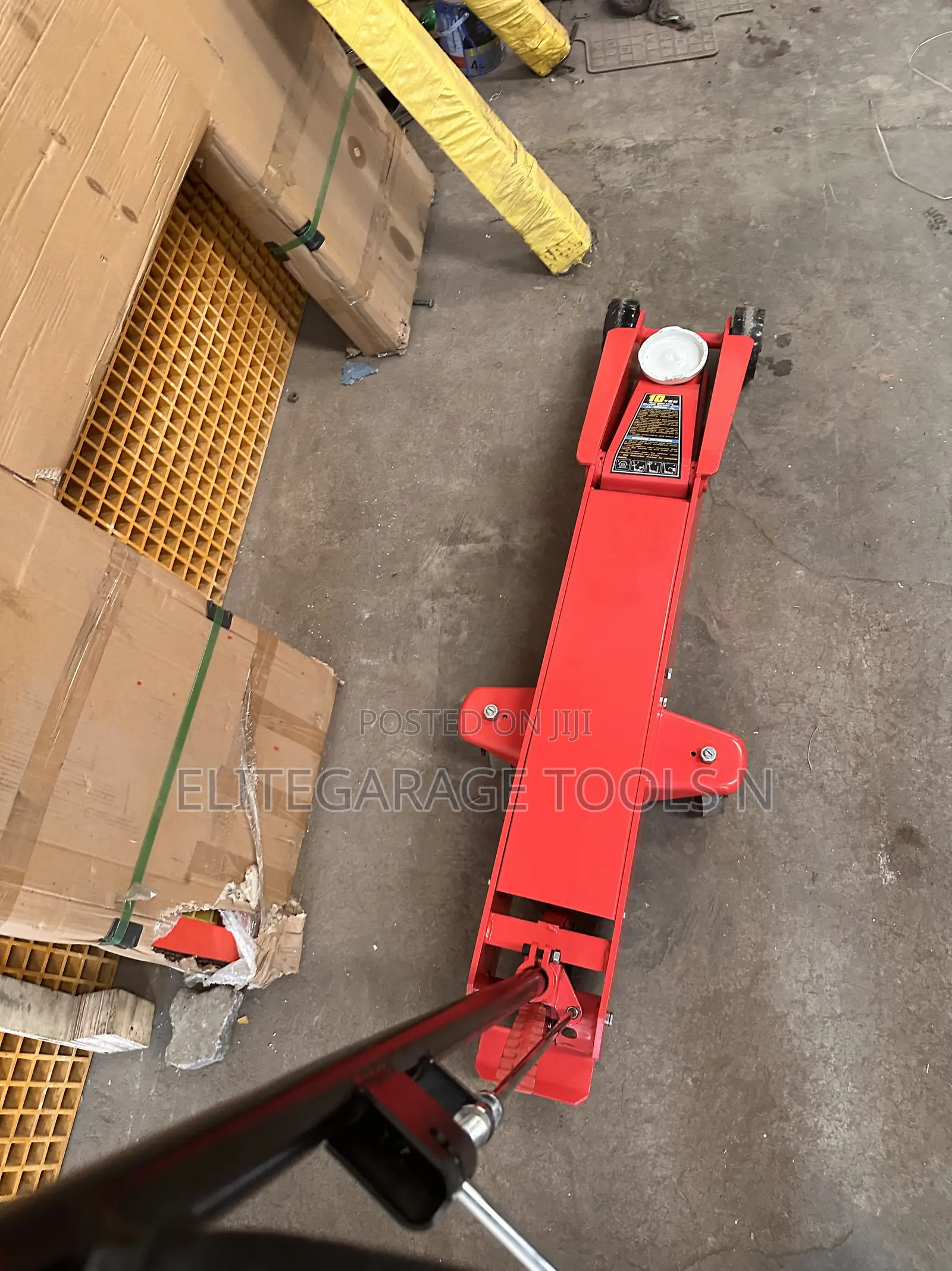 Heavy Duty Sunshine Italy 10ton Long Chasis Hydraulic Jack