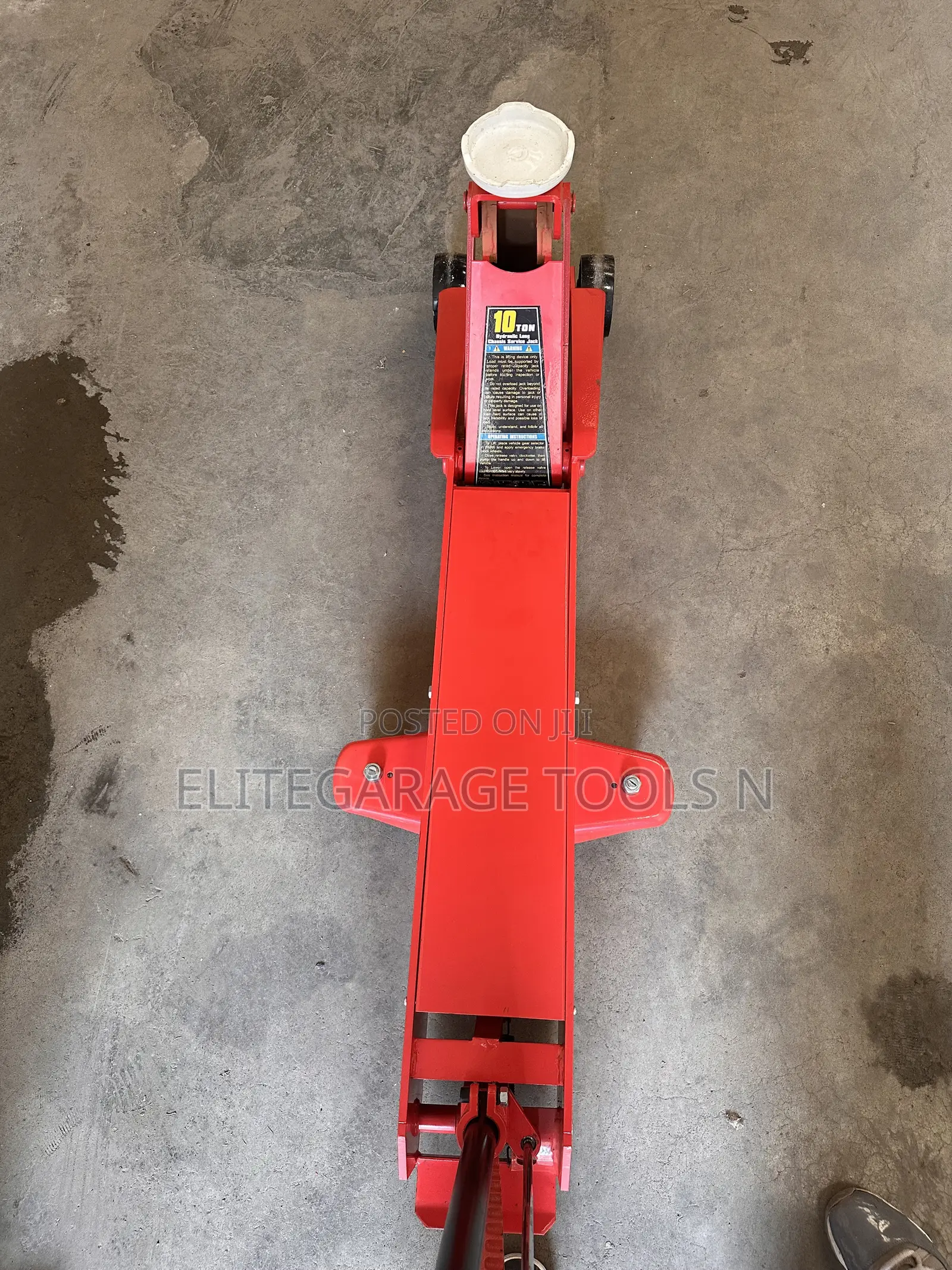 Heavy Duty Sunshine Italy 10ton Long Chasis Hydraulic Jack
