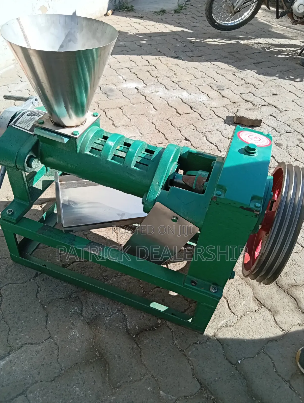Oil Pressing Machine With 7.5hp Motor