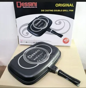 DESSINI ORIGINAL 40cm Die-Casting Double Grill Pan