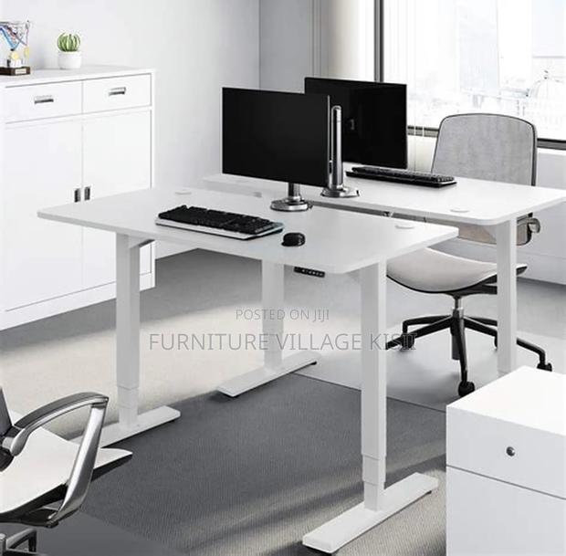 Office Furniture: Adjustable Generic Office Desk - thumbnail 5