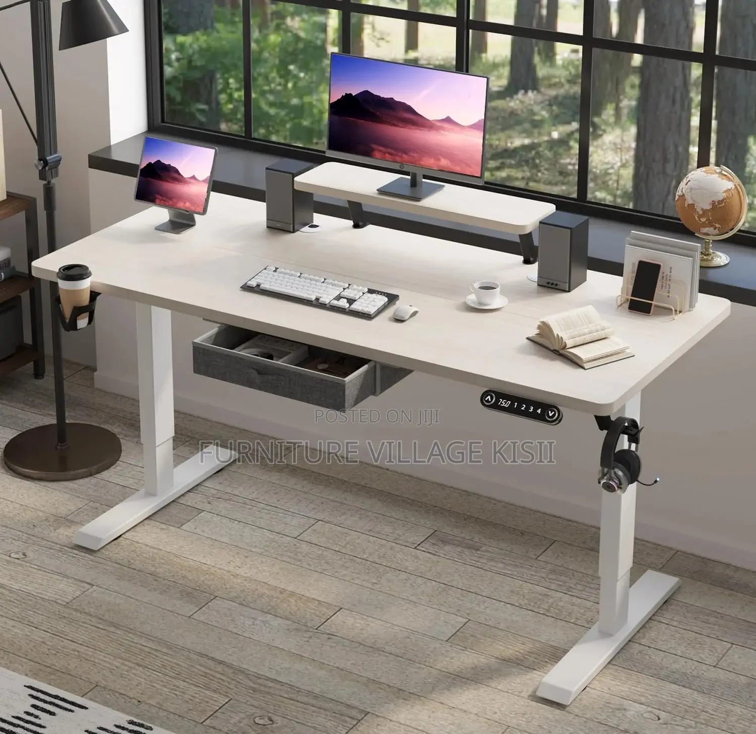 Office Furniture: Adjustable Generic Office Desk