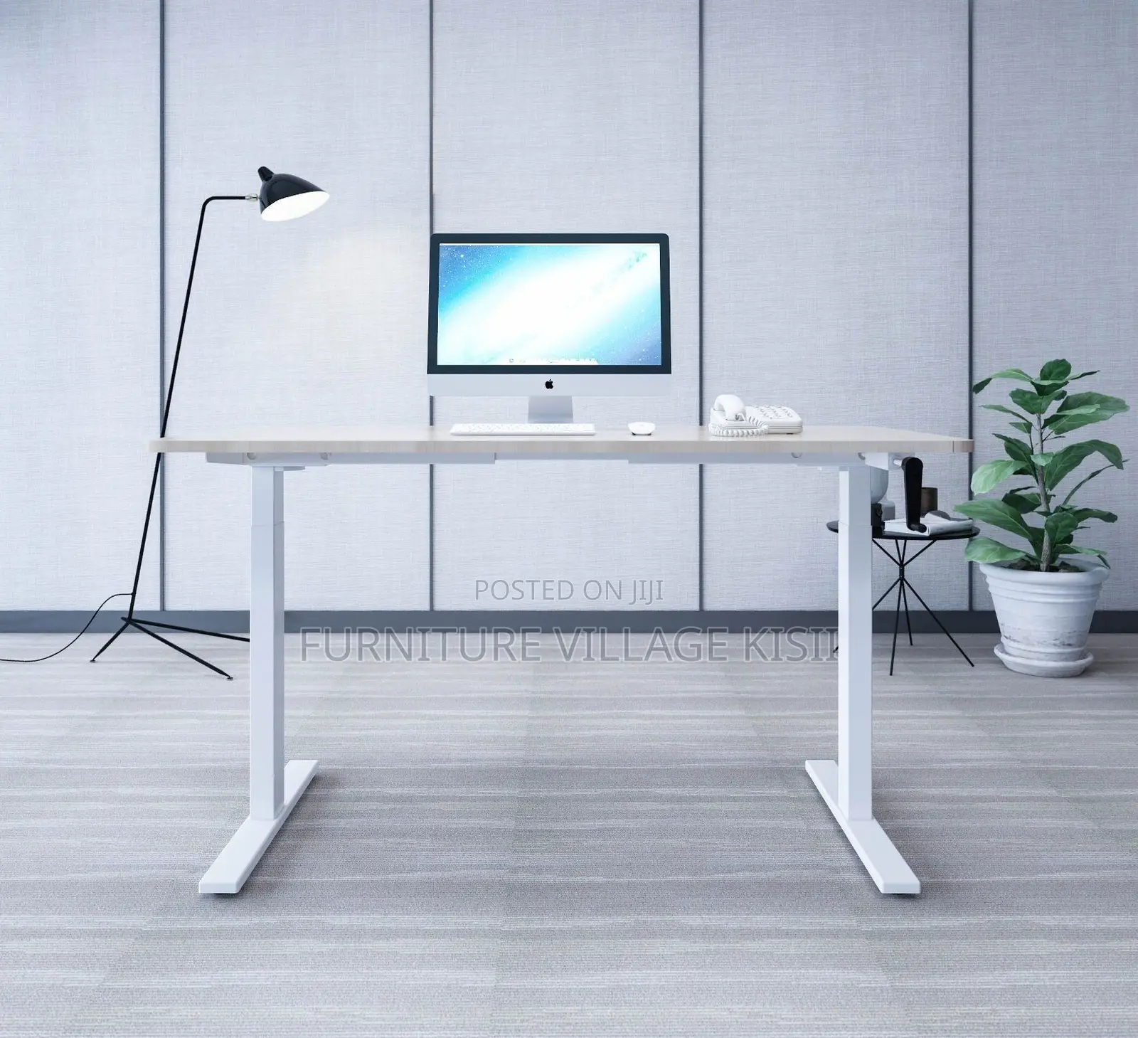 Office Furniture: Adjustable Generic Office Desk