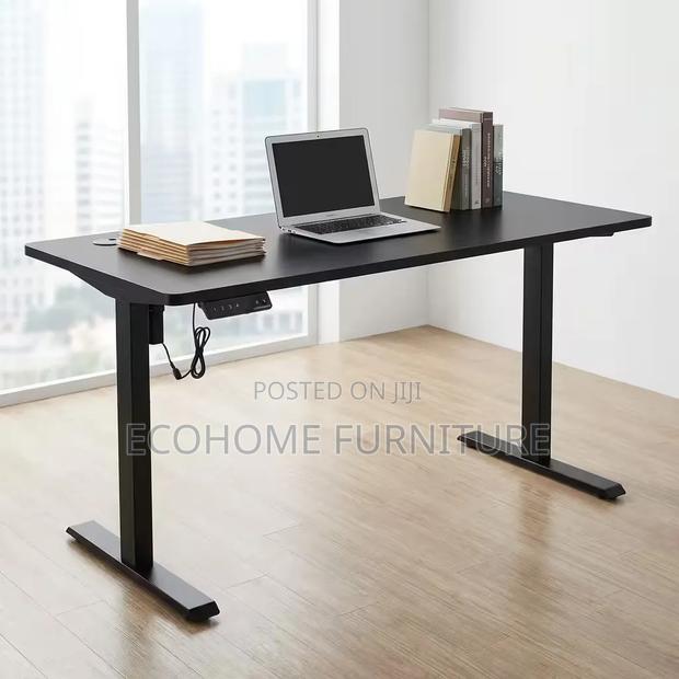 Office Desk Electric Adjustable Height Standing Workstation 1.4m. - main view