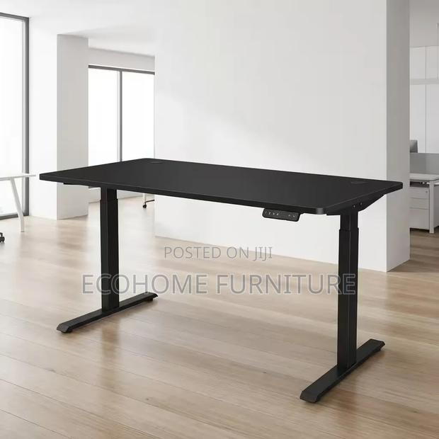 Office Desk Electric Adjustable Height Standing Workstation 1.4m. - thumbnail 2