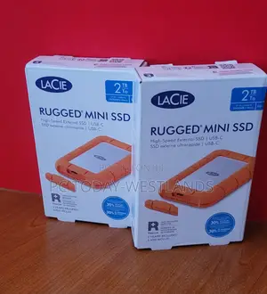 LaCie Rugged Mini External SSD 2TB, 40 Gb/S, 2.000mb/S, PC /Mac