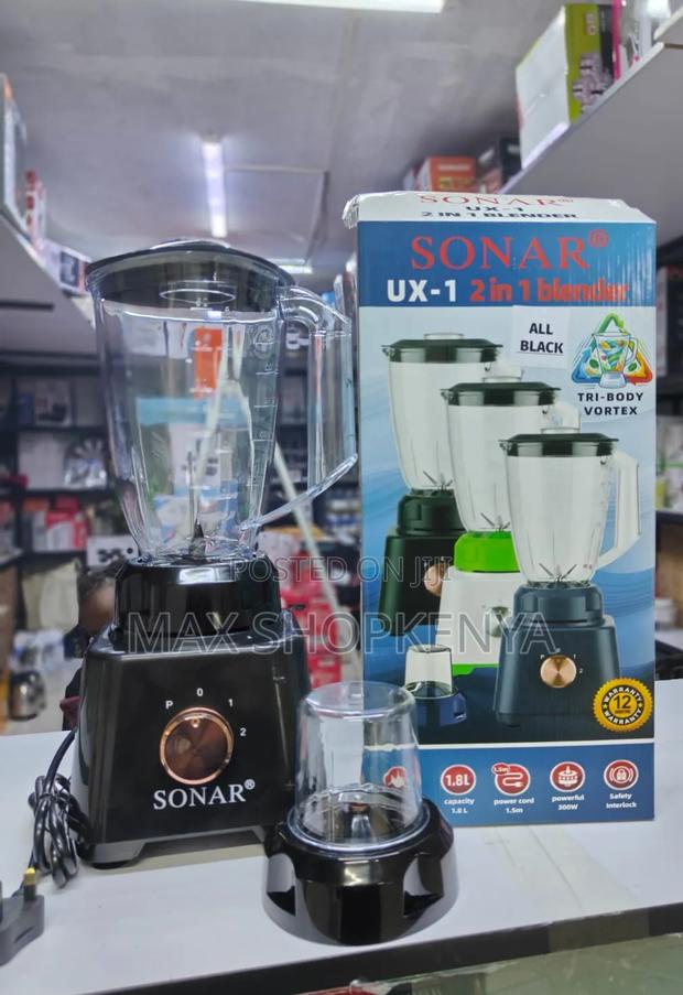 Sonar 2-in-1 Kitchen Blender 1.8 Litres
