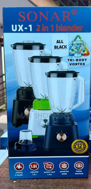 Sonar 2-in-1 Kitchen Blender 1.8 Litres