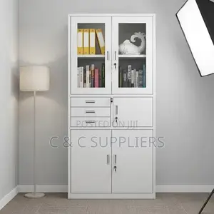 Lockable File Cabinet With a Safe.