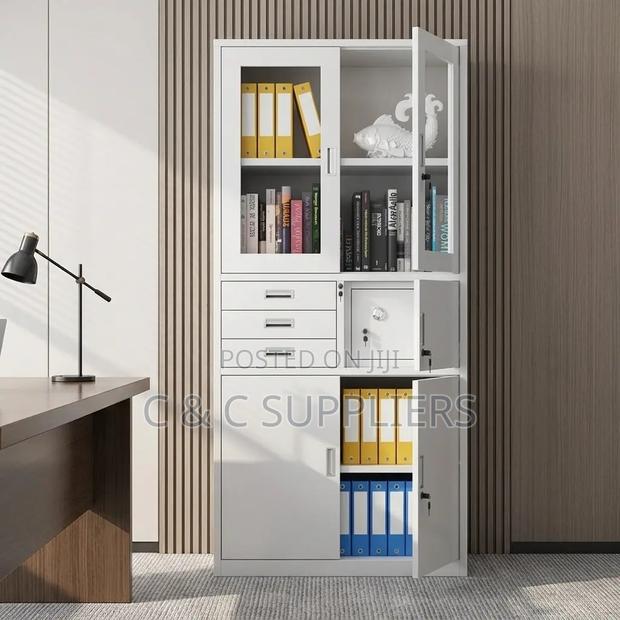Lockable File Cabinet With a Safe. - main view