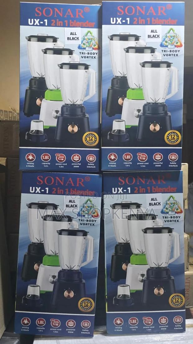 Sonar 300W 2-in-1 Blender With 1.8L Capacity - thumbnail 2