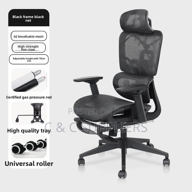 Executive Full Mesh Chair With Footrest - thumbnail 6