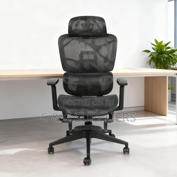 Executive Full Mesh Chair With Footrest - thumbnail 7
