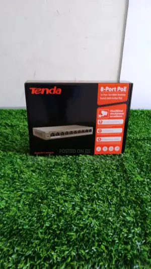 Ultra Reliable Tenda 8-Port PoE Switch – Business Network Solution