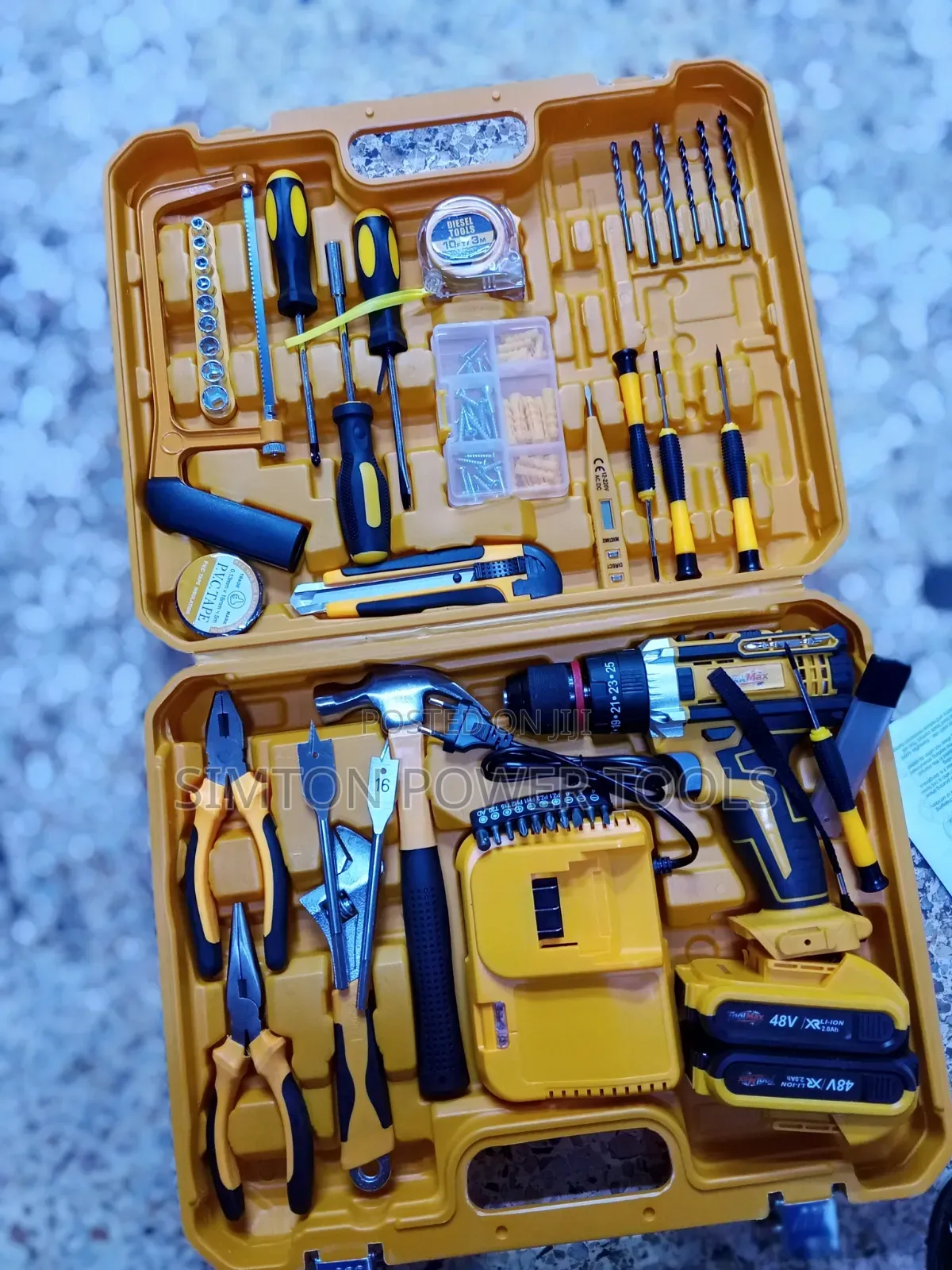 Dewalt Dewalt, 36V Cordless Electric Drill 47PC Tool Set 