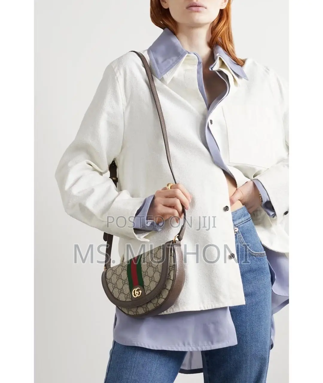Gucci Luxury-Inspired Half-Moon Crossbody Bags