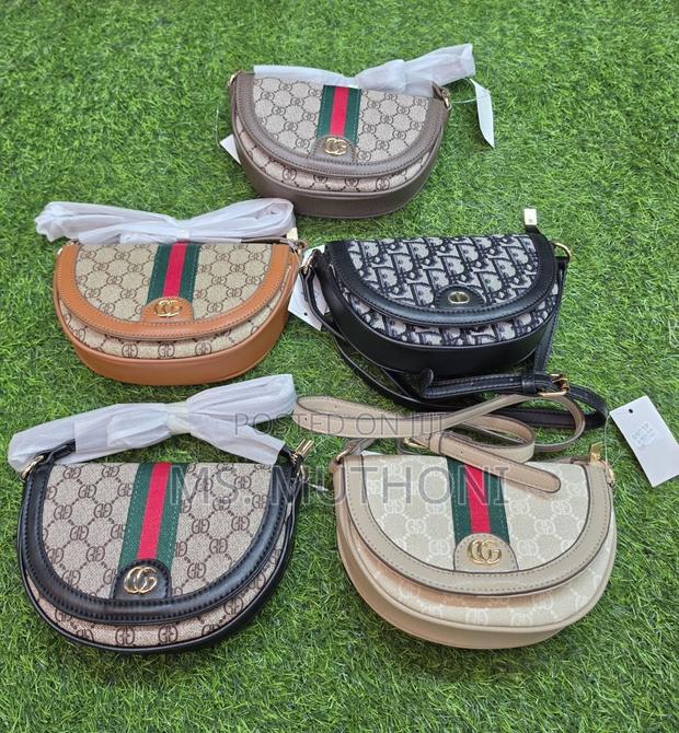 Gucci Luxury-Inspired Half-Moon Crossbody Bags