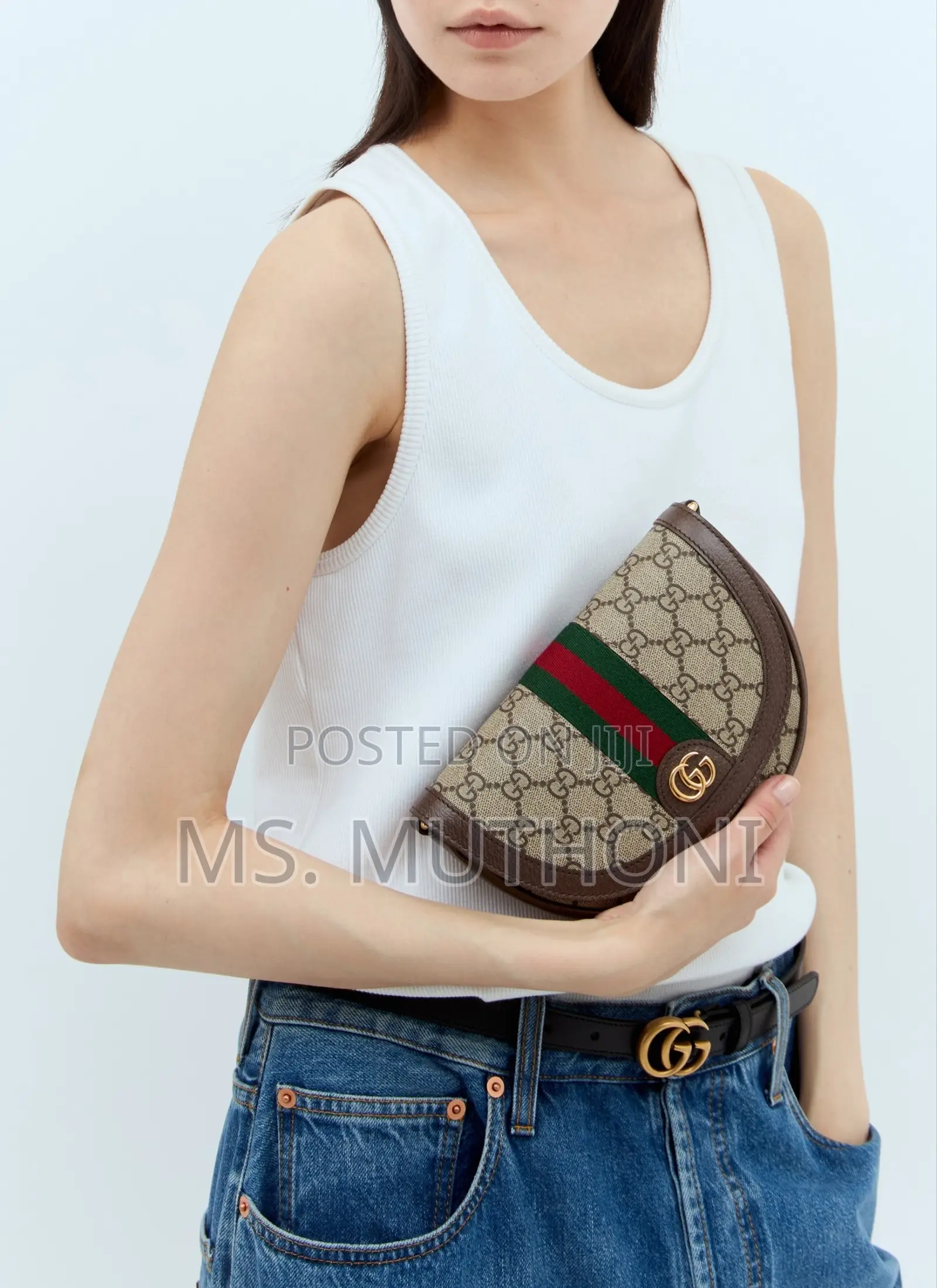 Gucci Luxury-Inspired Half-Moon Crossbody Bags
