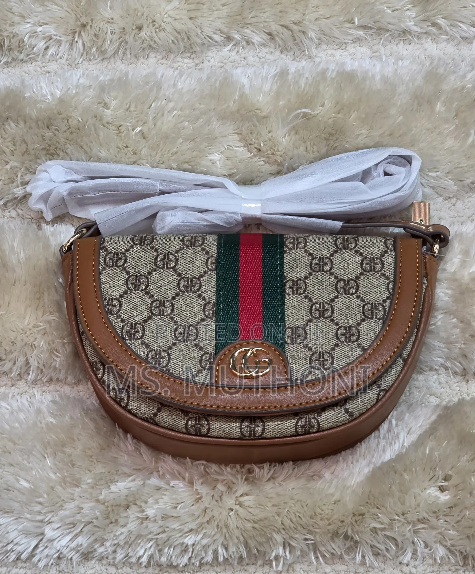 Gucci Luxury-Inspired Half-Moon Crossbody Bags