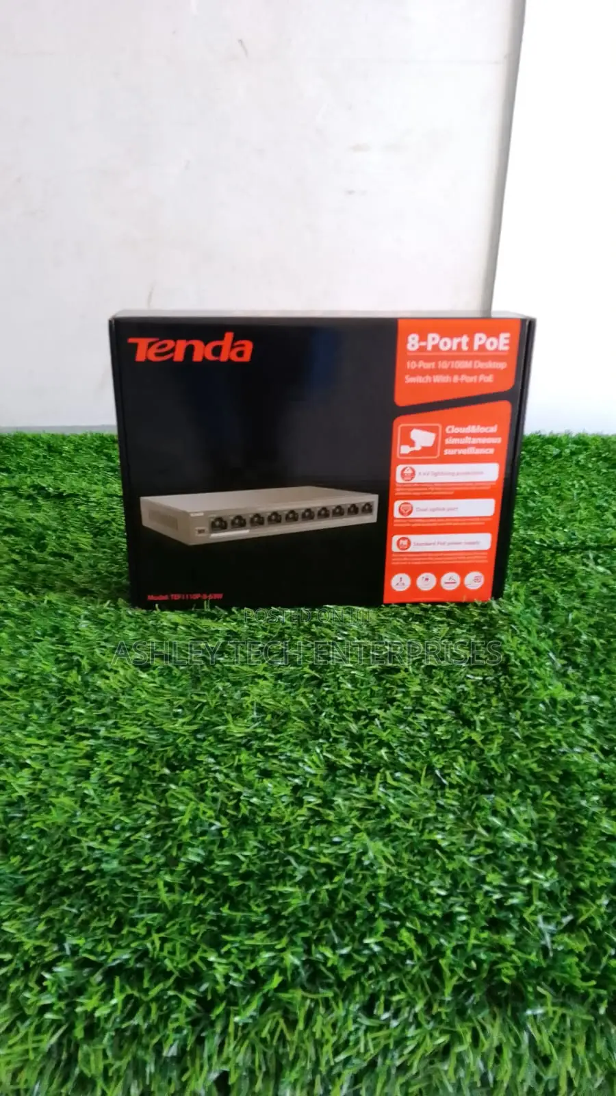 Next-Gen Tenda 8-Port PoE Switch – Smart PoE Connectivity