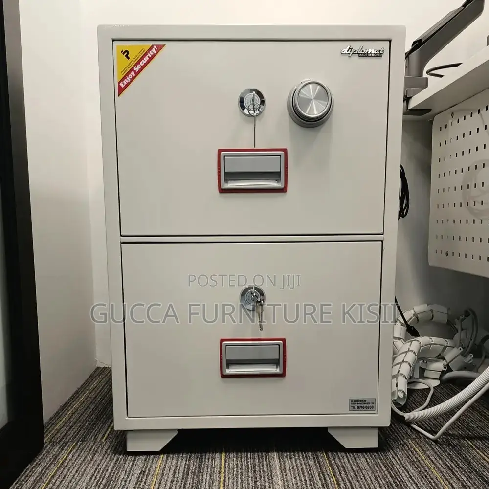Fireproof Safe; 2-Drawer Diplomat Safe Fireproof