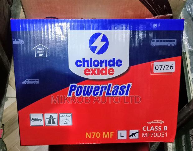 Chloride Exide Battery N70 Powerlast - thumbnail 3
