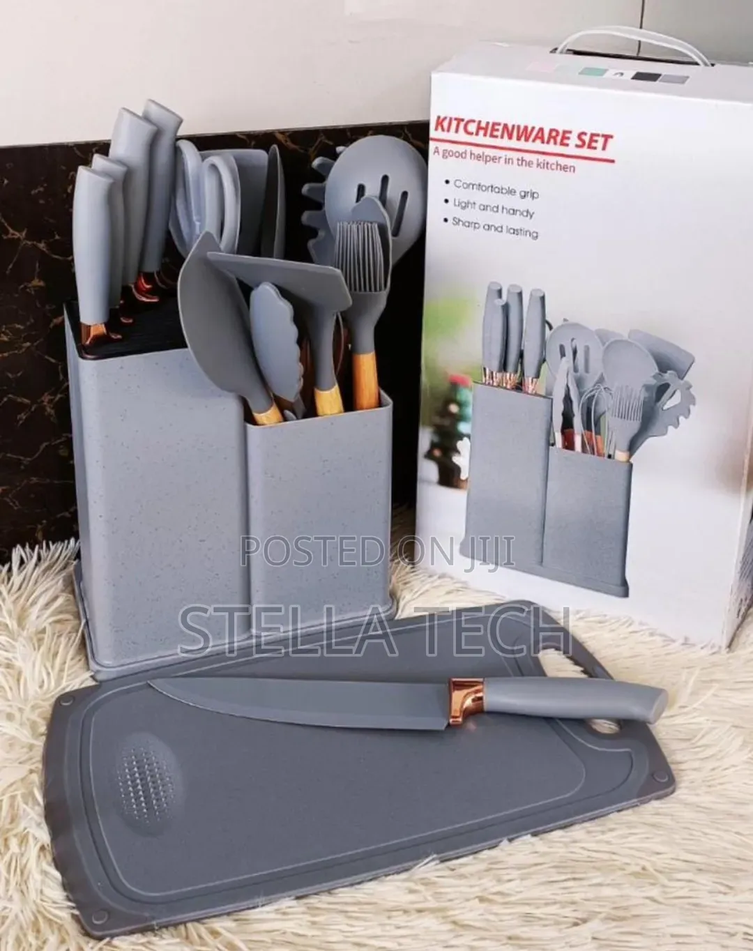 19 Pieces Silicon Spoon Set