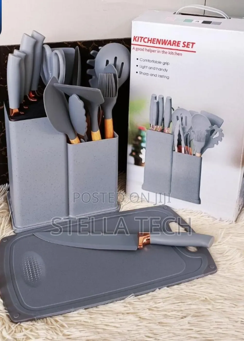 19 Pieces Silicon Spoon Set