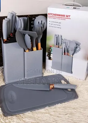 19 Pieces Silicon Spoon Set