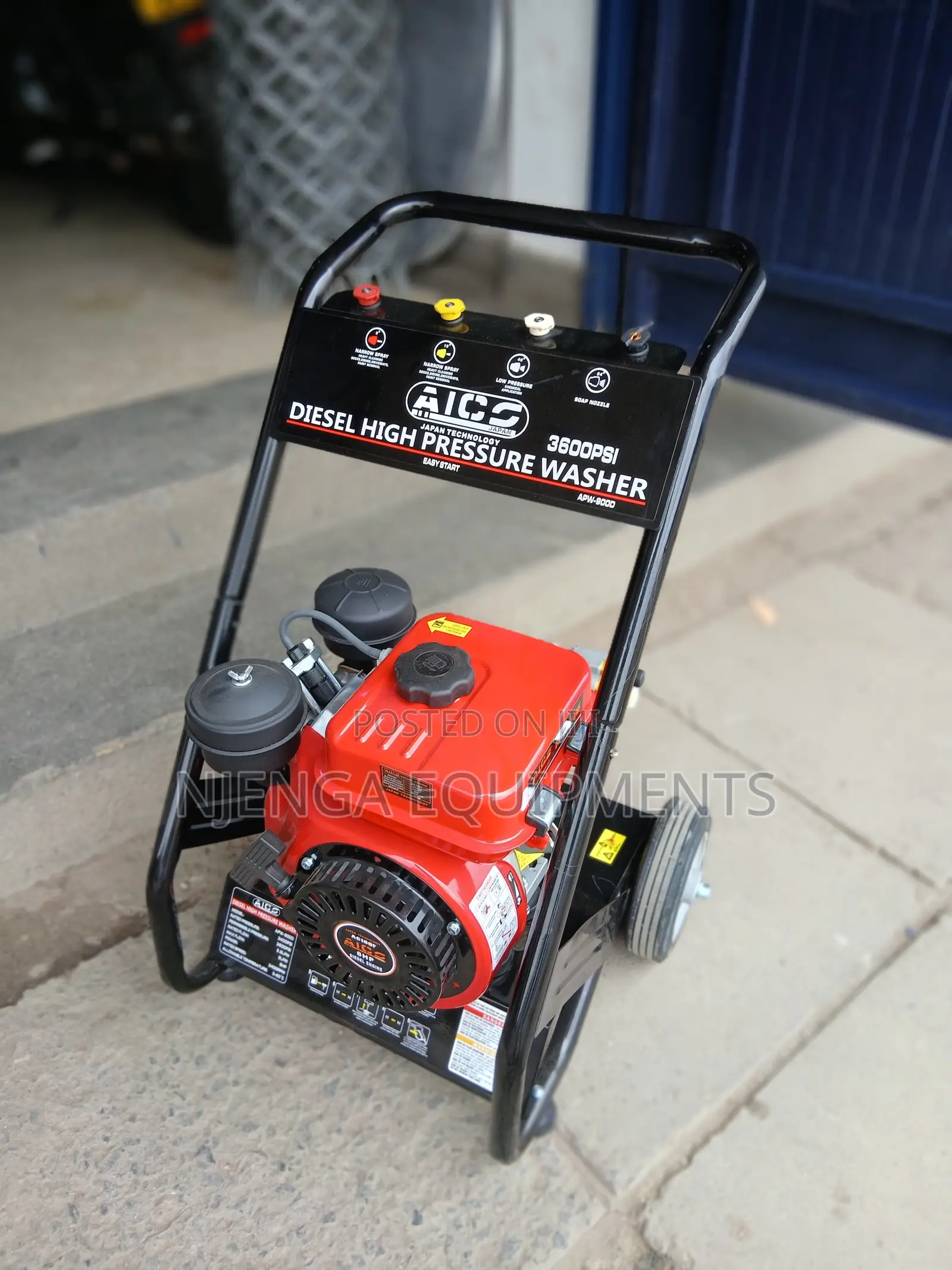 AICO Japan Technology 9HP Diesel Pressure Washer