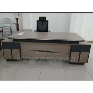 Office Desk; 2.4M Executive L-Shaped Office Desk