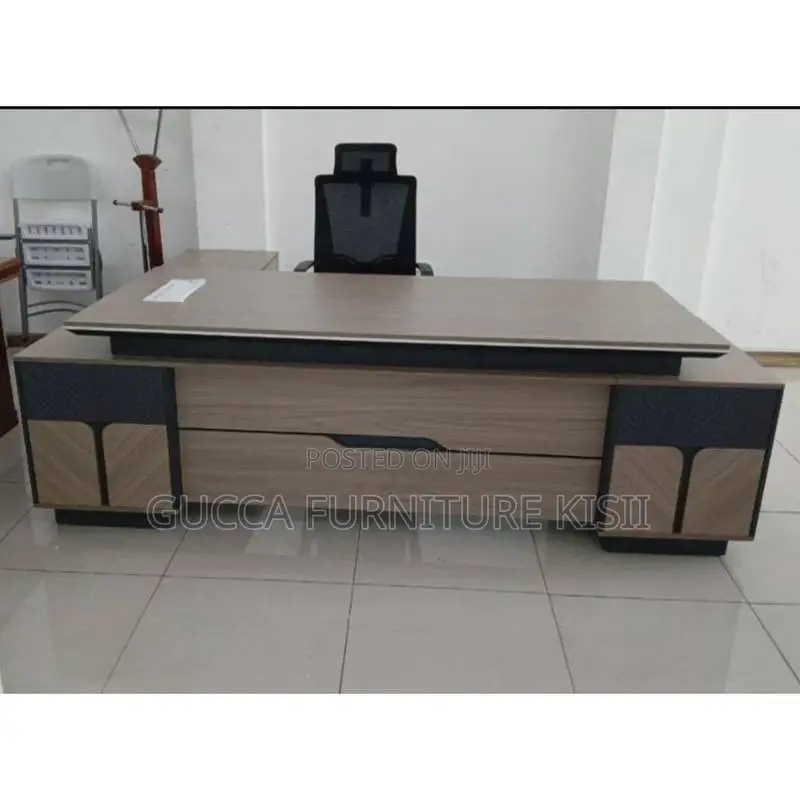 Office Desk; 2.4M Executive L-Shaped Office Desk