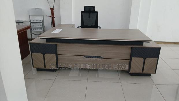 Office Desk; 2.4M Executive L-Shaped Office Desk - thumbnail 7
