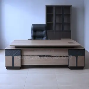Office Desk; 2.4M Executive L-Shaped Office Desk