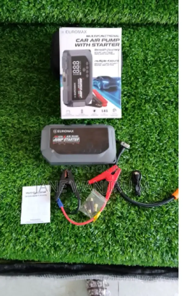 Euromax EMK3 Portable Jump Starter Air Pump
