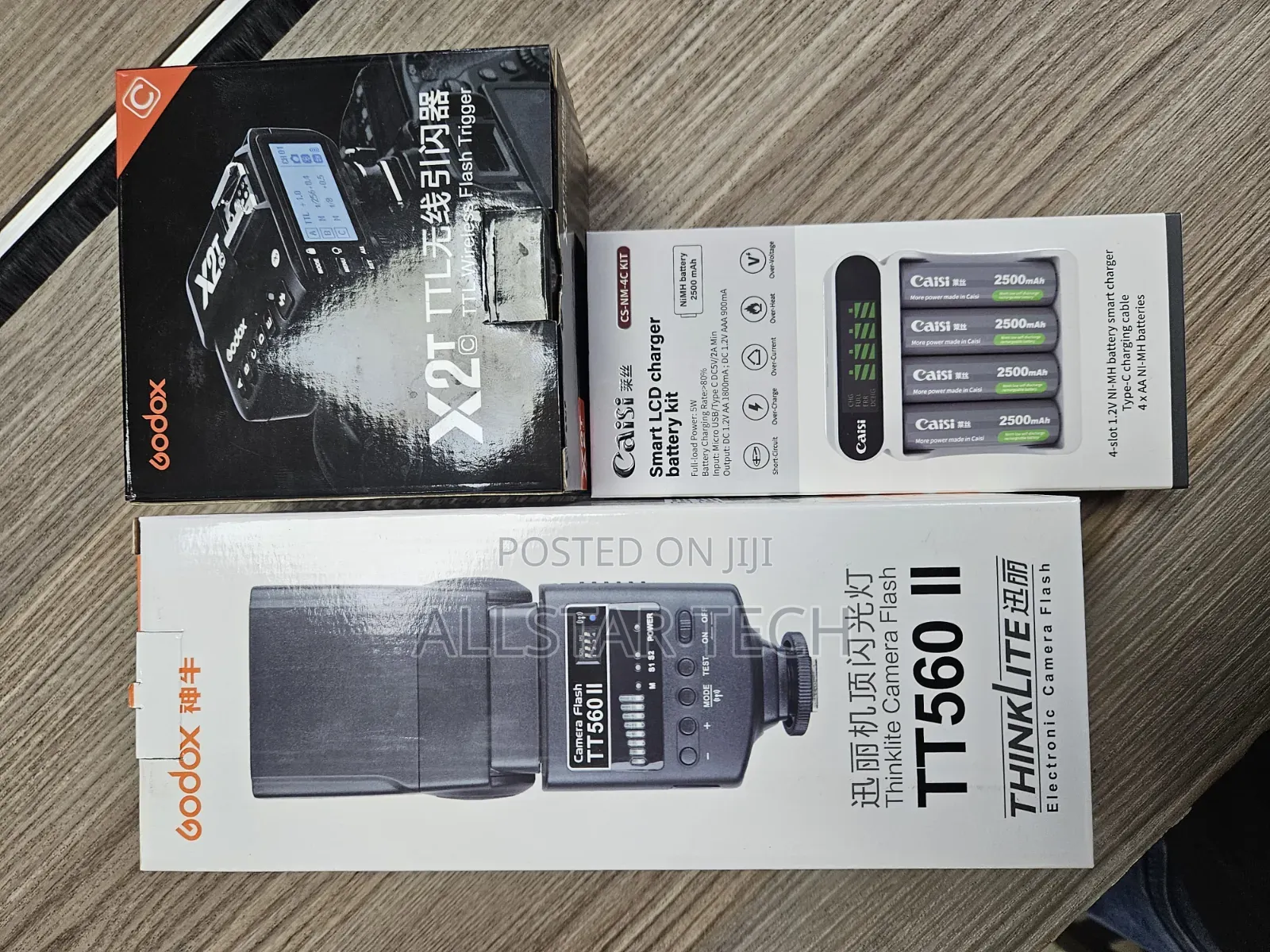 Tt560 Ii Caisi Batteries and X2T Trigger
